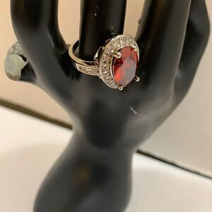 Size 8 Sterling 925 Ring.  All stones intact